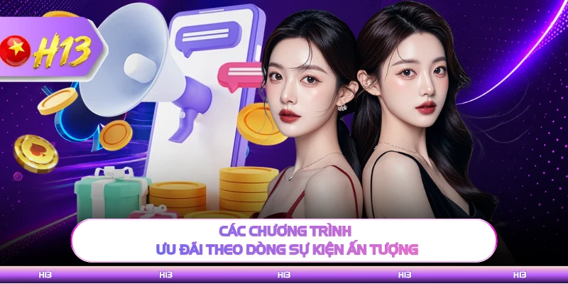 Các chương trình ưu đãi theo dòng sự kiện ấn tượng
